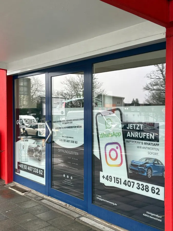Büro von Kfz-Gutachter König in der Königstraße 2, Remscheid